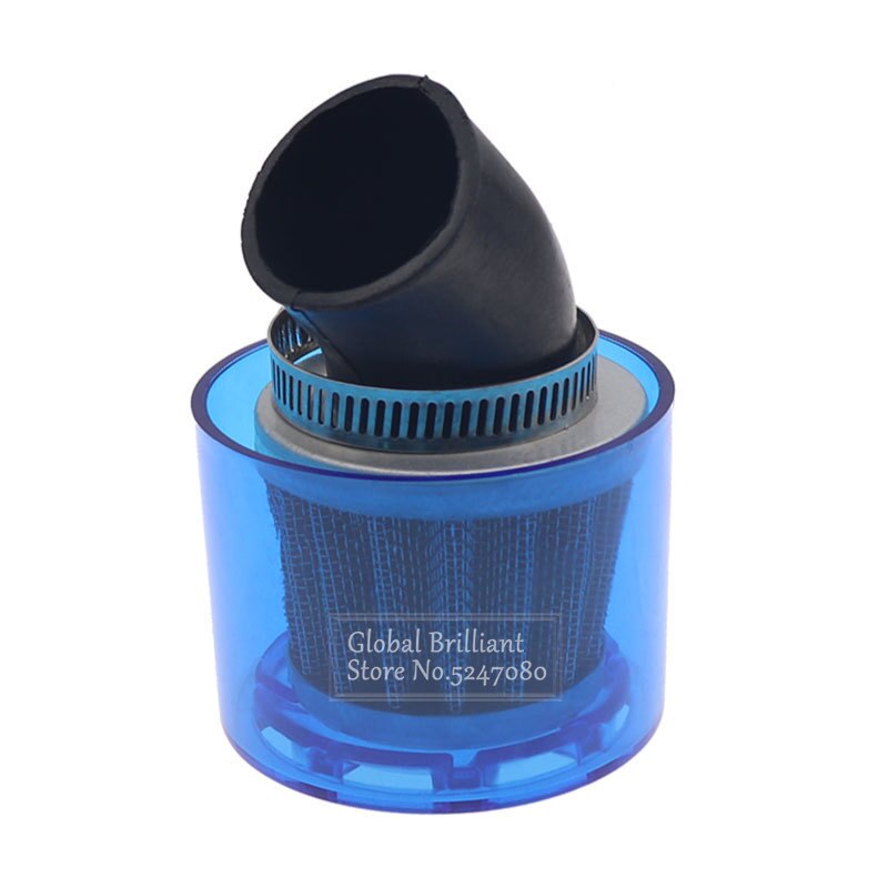 35/38/42/45/48-50/58-60mm Bend Elbow Neck Motorcycle Motorbike Air Filter Cleaner Fits 50cc-250cc ATV Pit Dirt Bike Splash Proof