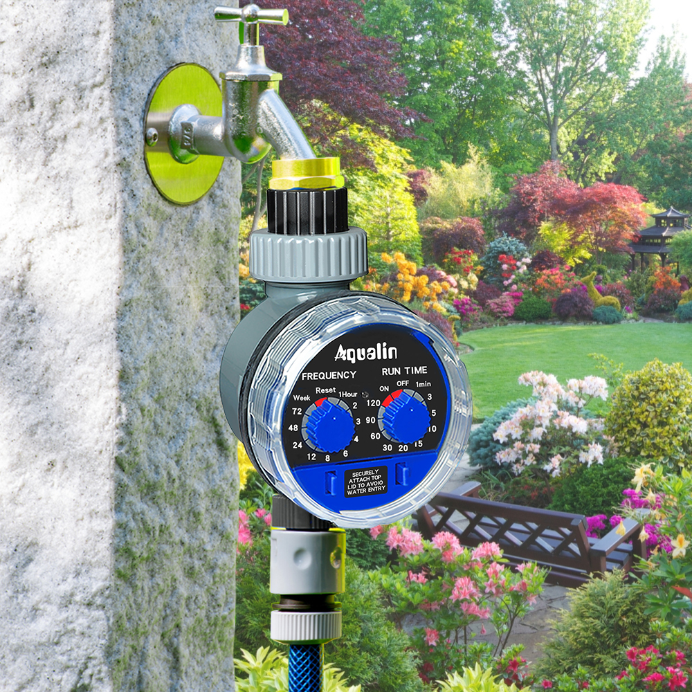 Tuinbesproeiingstimer Kogelkraan / magneetventiel Irrigatiecontroller Huis Tuin Automatische besproeiing Elektronische klep