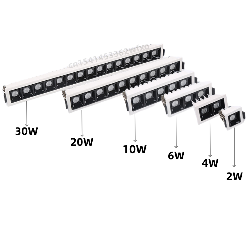 LED downlight Spotlight spuitgieten 2W4W6W10W20W30W hemel lantaarn COB raster lamp plafondlamp woonkamer interieur verlichting lamp