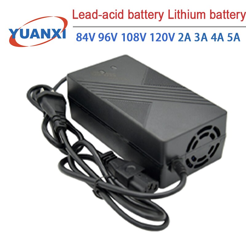 84V 96V 108V 120V2A 3A 4A 5A akumulator kwasowo-ołowiowy ładowarka litowa rowery elektryczne ładowarki motocyklowe