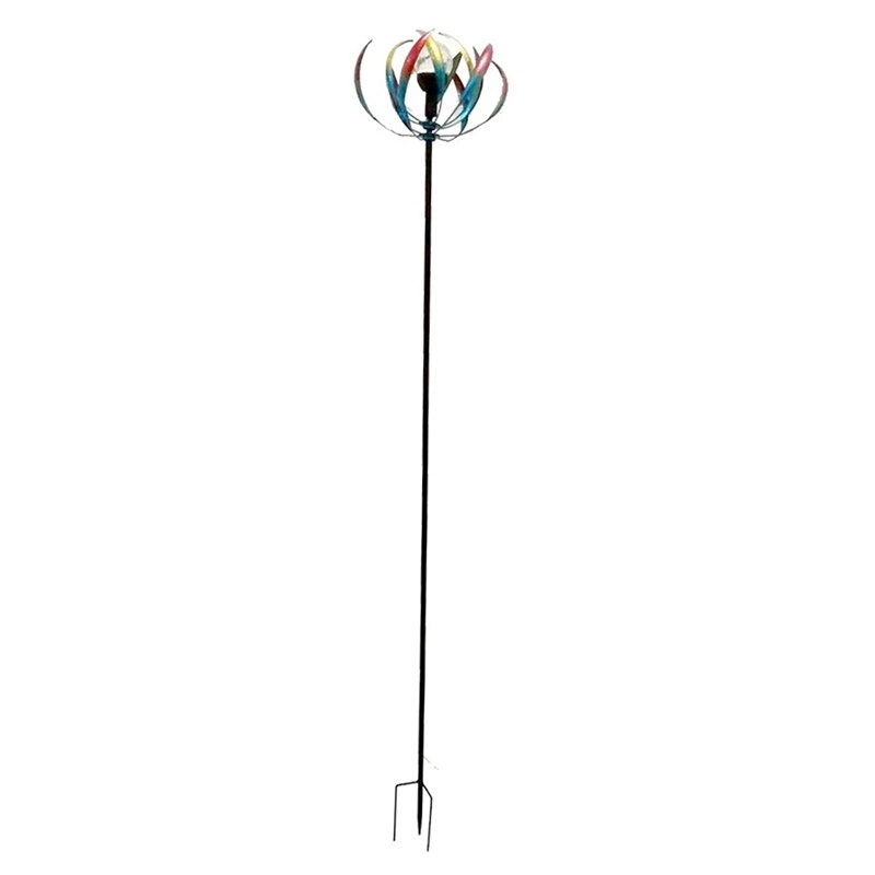 Pro draussen Park Hof Garten Gras Rasen Stecker-in LED hell Solar- Windmühle Rasen Garten Dekoration Wind Drehscheibe E
