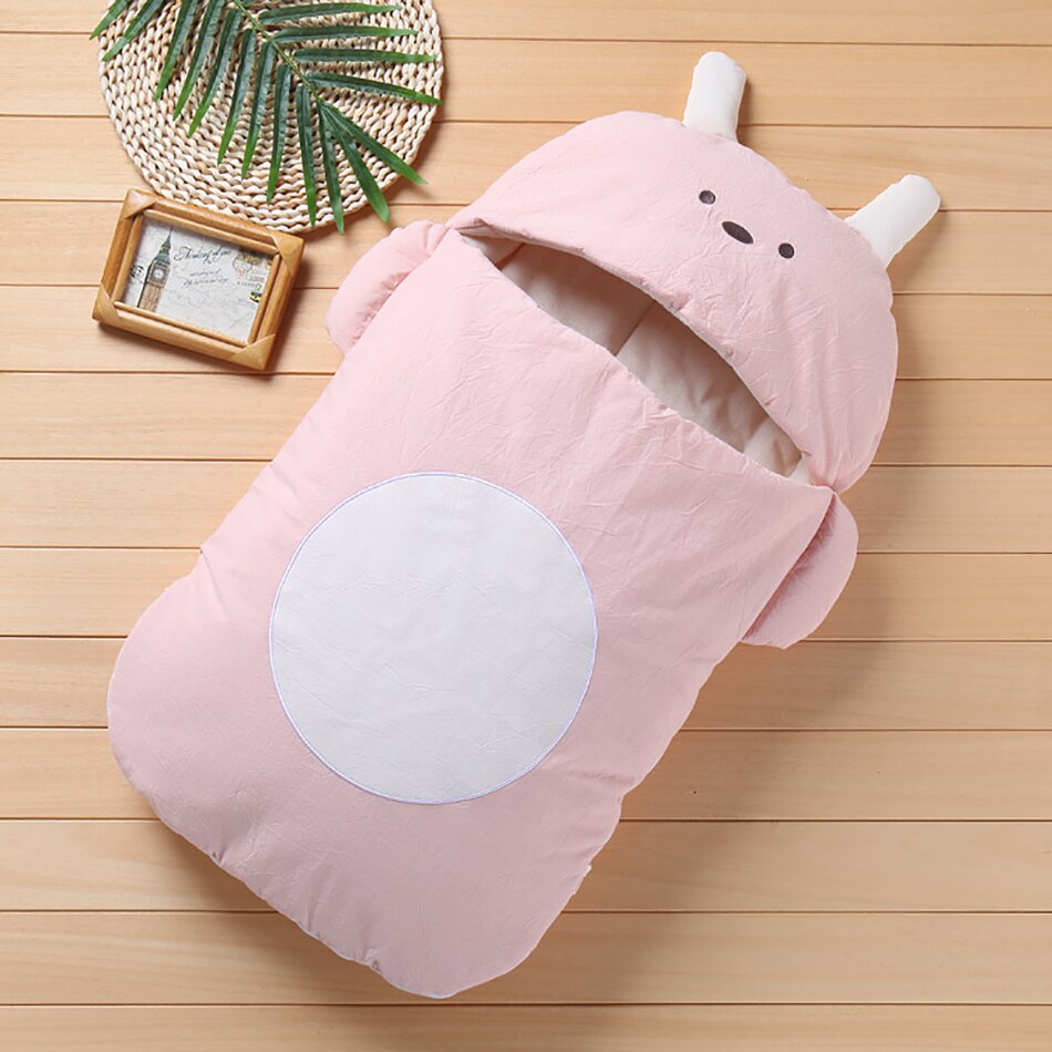 Saco de dormir macio, quente, fofo, de desenho animado, roupa de algodão, cobertor macio, infantil, meninos, meninas, envelope para crianças, presente: 4