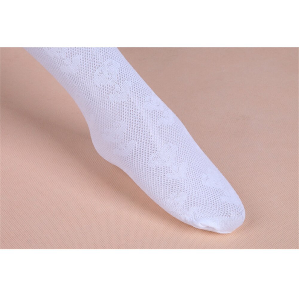 5pairs Trim Frilly Ankle White Lace Socks Toddlers Kids Girls School High Knee Socks with White Ruffle Lace 3-8 years