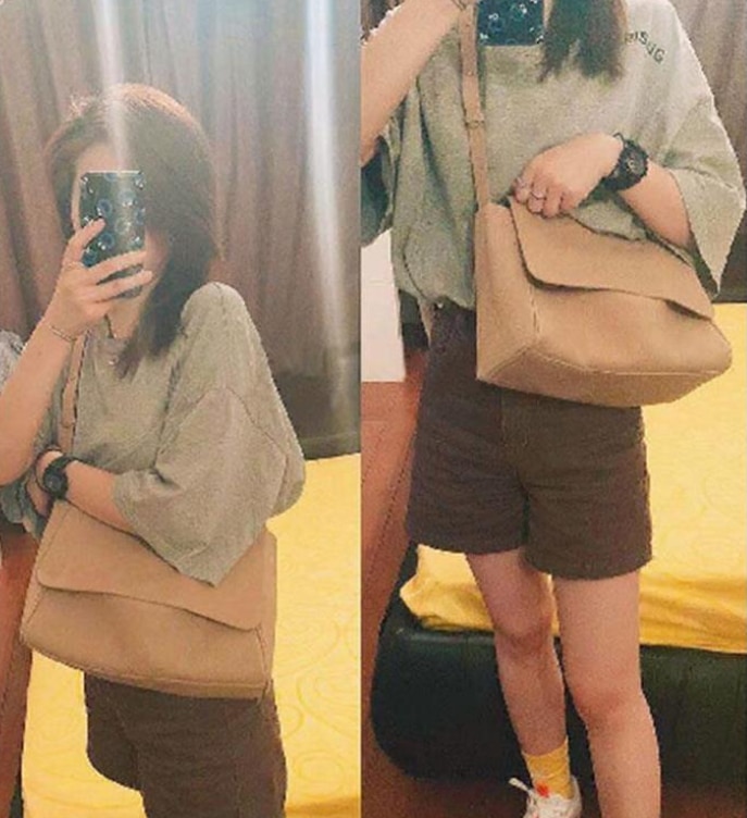 nouvelle femmes fourre-tout sac à main nubuck cuir fille sac à bandoulière femmes vintage sac décontracté w-drr * 856