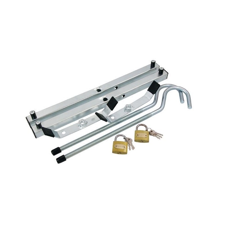 1 set (2 pcs) Universal Ladder Roof Rack Clamp Lockable Free Lock Ladder Safety