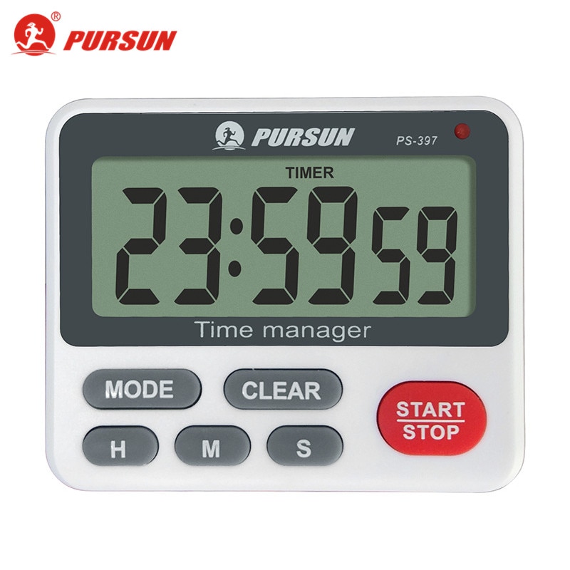 Zon Chase PS397 Met Magnetische Digitale Timer Keuken Lcd Display Countdown 24-Uur Timer Klok