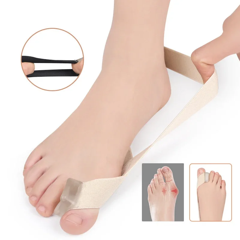 1 Stücke Spannungsgurt Hallux Valgus Schutz Daumen Zehenspreizer Schmerzlinderung Zehen Finger Separator Zehenschiene Ballen Erzähler Werkzeug