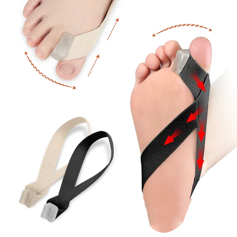 1 Stücke Spannungsgurt Hallux Valgus Schutz Daumen Zehenspreizer Schmerzlinderung Zehen Finger Separator Zehenschiene Ballen Erzähler Werkzeug