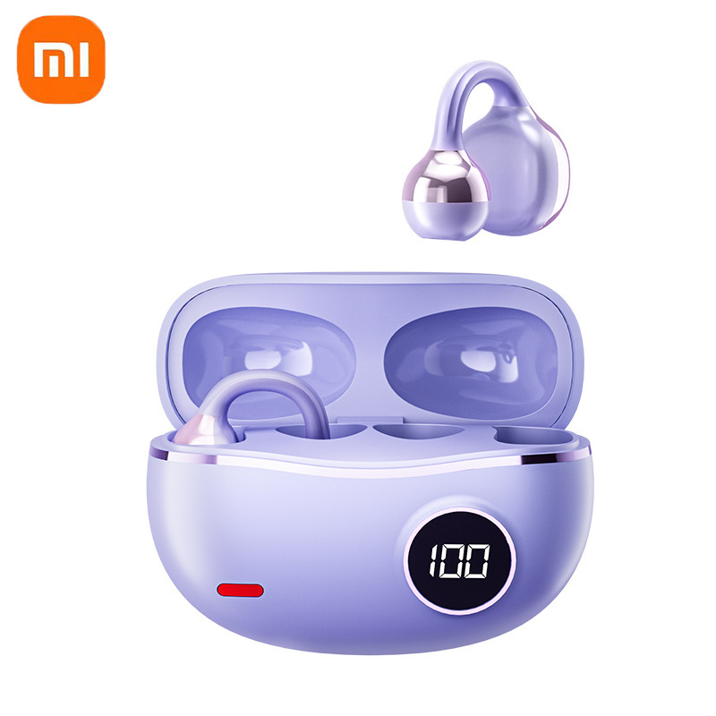 Auricolari wireless Xiaomi Bluetooth 5.4 Display digitale Auricolari Auricolari Audio Dolby ad alta frequenza con microfono: Viola