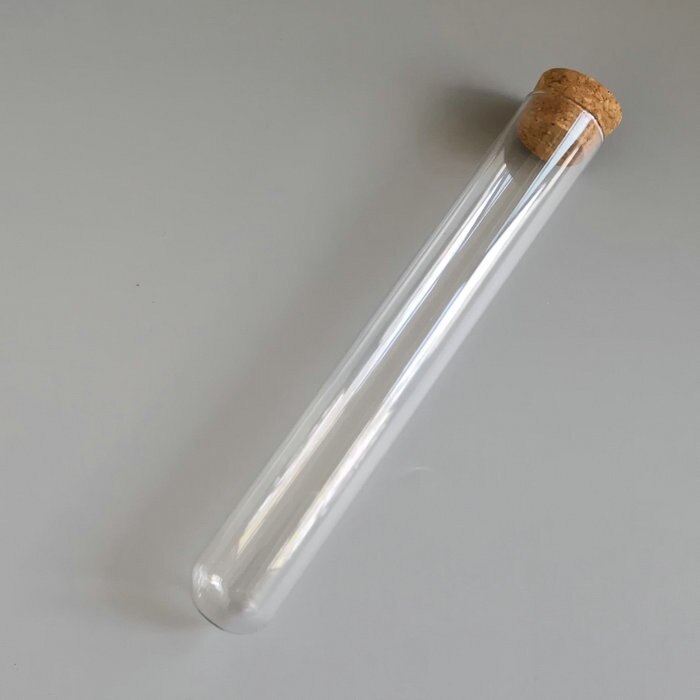 10pcs/lot 30*200mm Newest Transparent Lab glass test tube with cork round bottom, all Size available