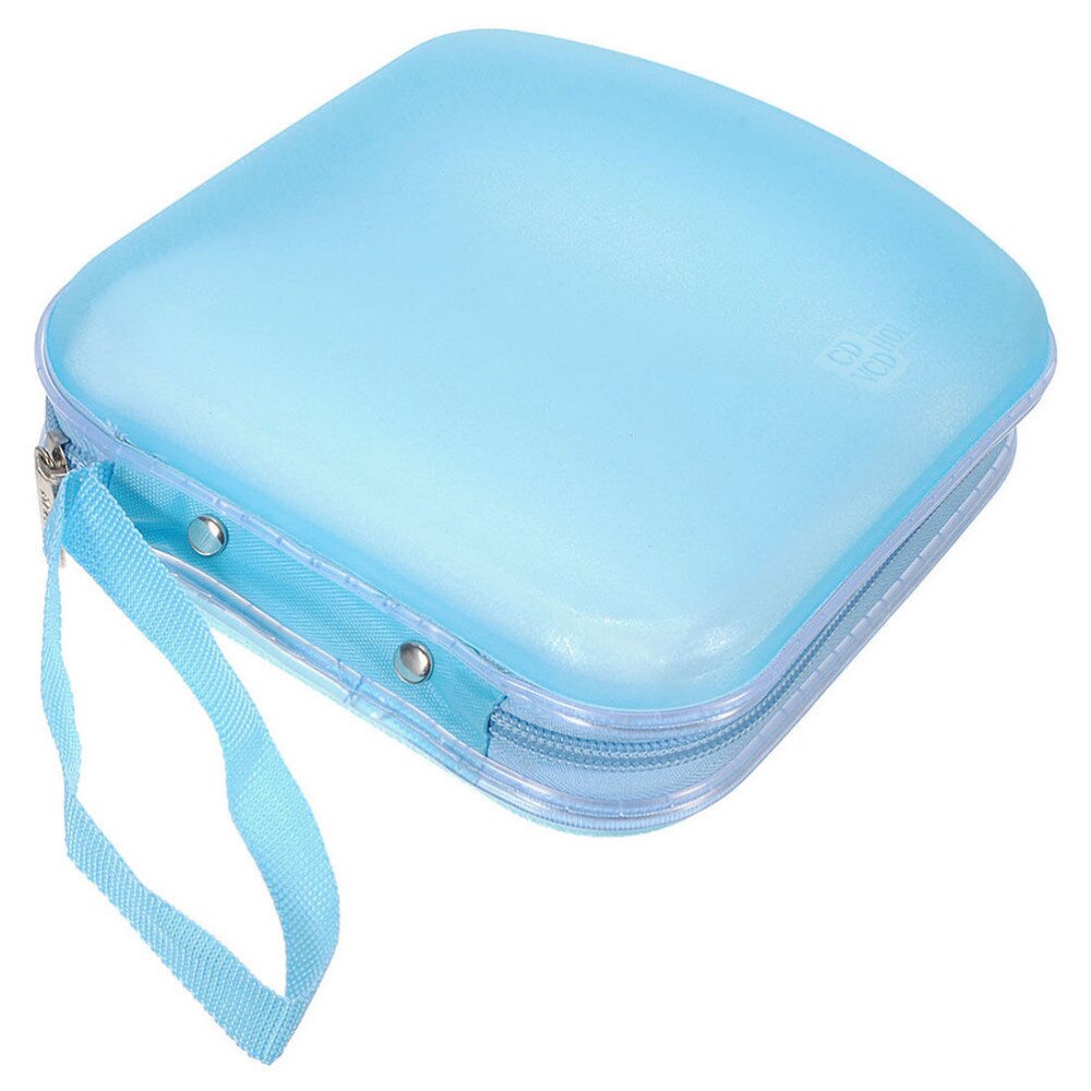 1PCS Hard Box Double side DVD storage case 40 Disc DVD VCD DJ Card Protect Carry Bag Storage Album Bag 7 Colors