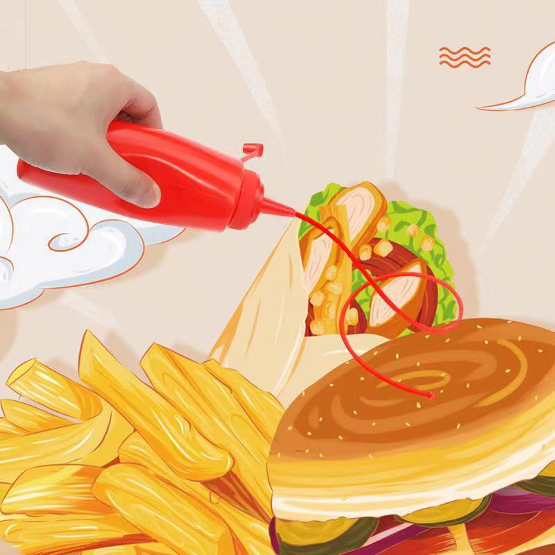 Tomato Bottle Toy Tomato Juice Whole Person Toy Mustard Bottle Scary Toy Kitchen Liquid Bottle Salad Dressing Bottle
