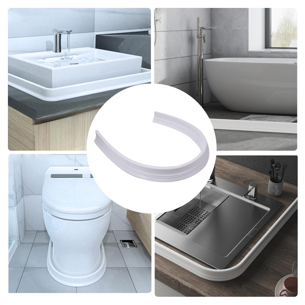 Dusjbarriere vannstopper med sugekopper ingen installasjon ingen lim fleksibel og gjenbrukbar dusj caddy banho de verniz