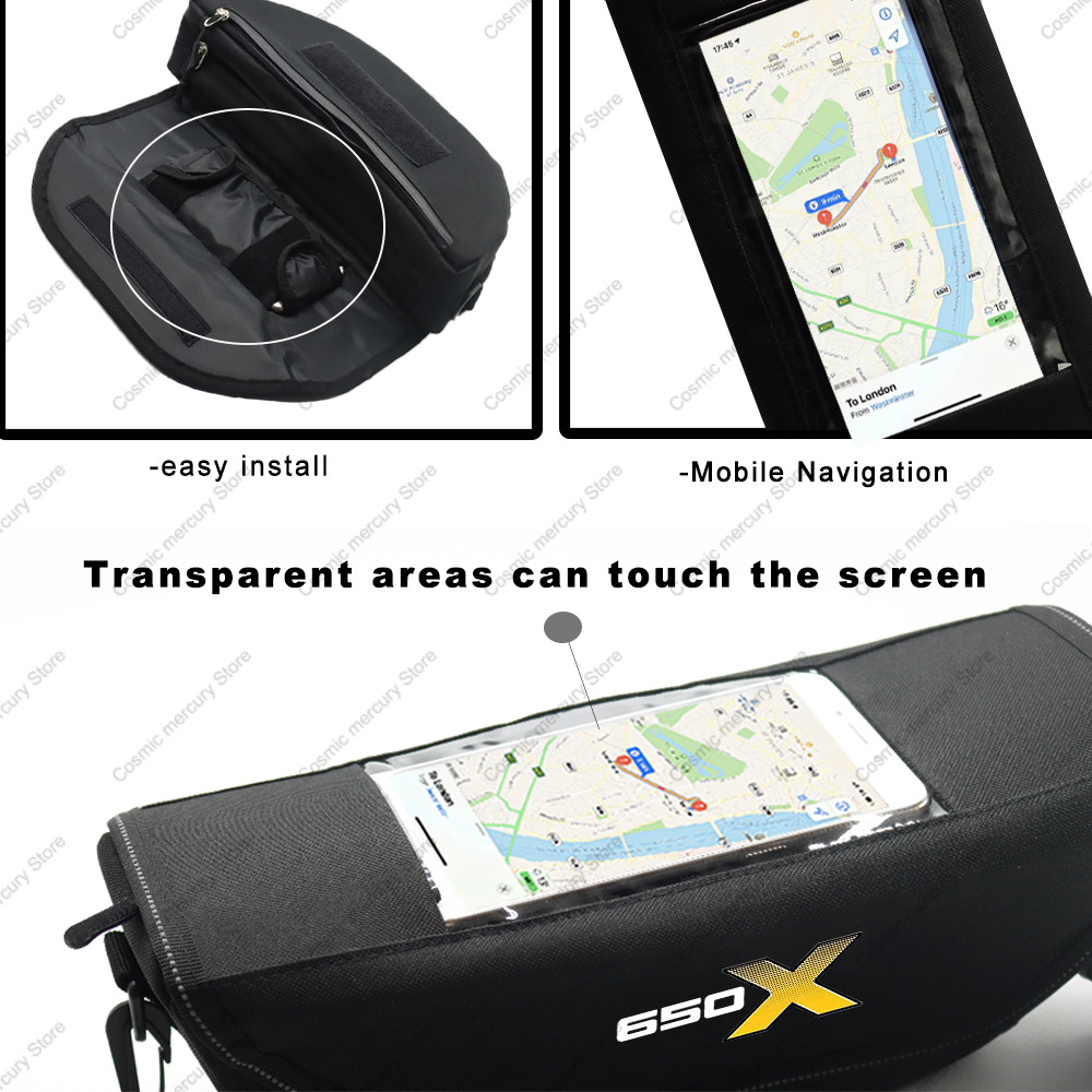 Voor Qj Motor Svt 650 X Motorfiets Stuur Reistas Motorfiets Waterdicht En Stofdicht Stuur Opbergtas
