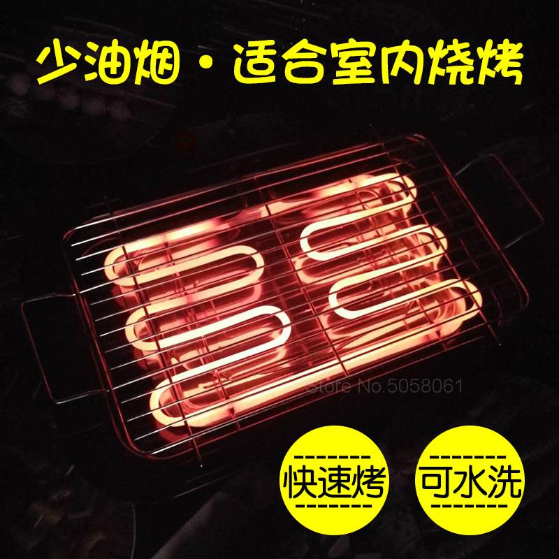 Electric Grill Roasting Smokeless Electric Grill Household Electric Grilling Indoor Smokeless Grilling Furnace Small Furnace
