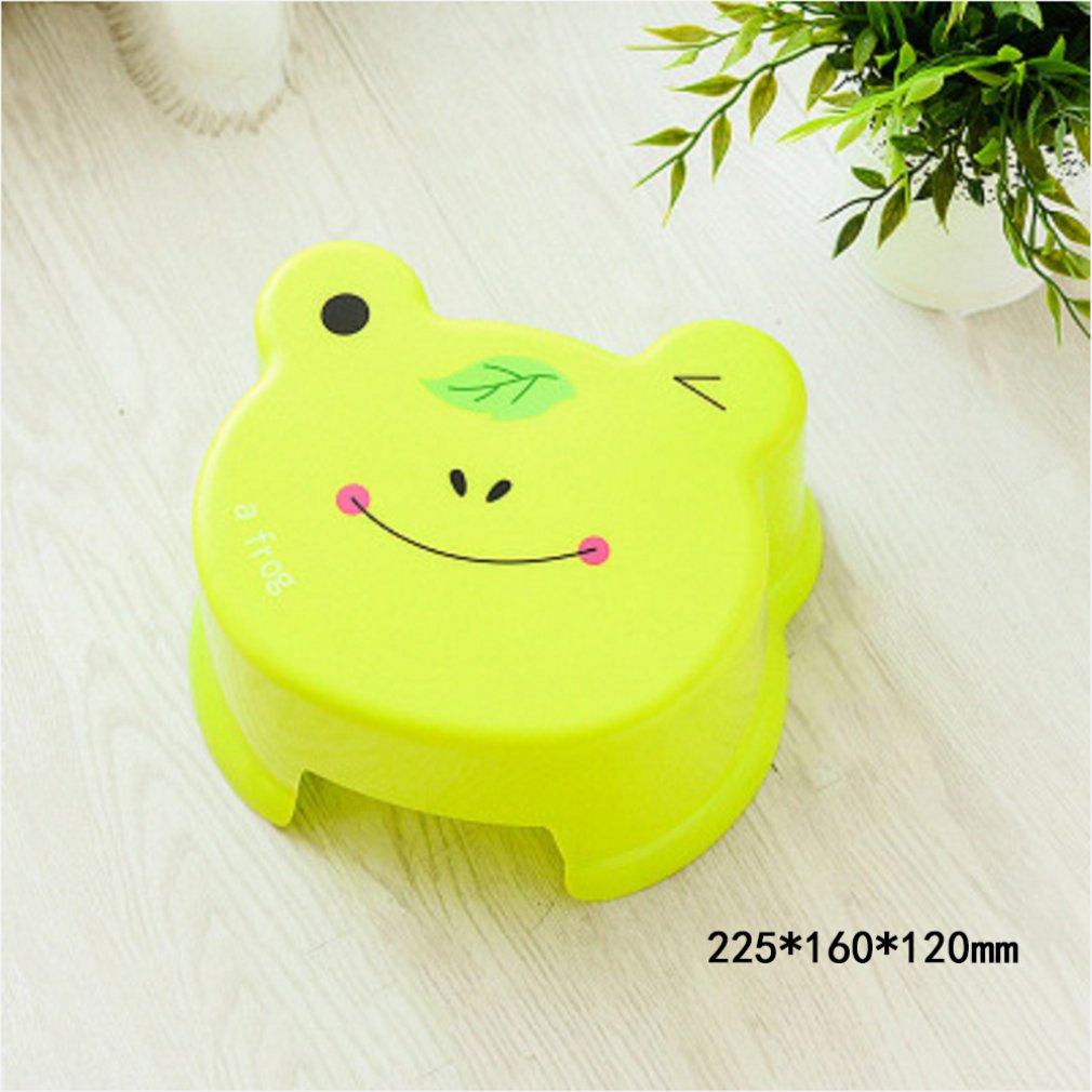 Cute Living Room Thick Plastic Stool Bathroom Bath Bench Cartoon Children Toddler Bench Shoes Bench Stool