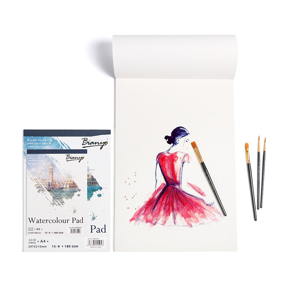 Stationery Watercolor Paper Sketch A3 A4 A5 Sketch Book Notepad For Painting Drawing Diary Journal Notebook