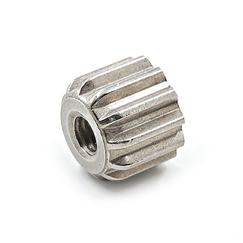 Tandhjul Rustfrit Stål 12 Tænder - OD15mm x 12mm - Reservedel til Køkkenmaskine