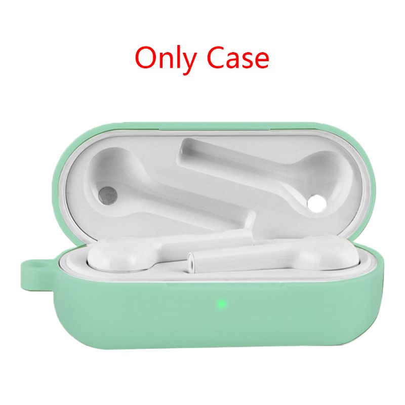 Dustproof caso protetor escudo macio silicone fone de ouvido capa para honra magia fones sem fio x6hb: Green