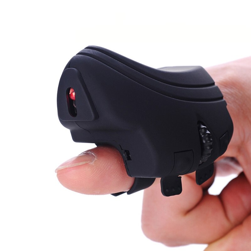 Mini Wireless USB Handheld Finger Mouse Ergonomic Cordless Mouse Ring Lazy Optical Ring Mice 1000Dpi for Laptop Desktop
