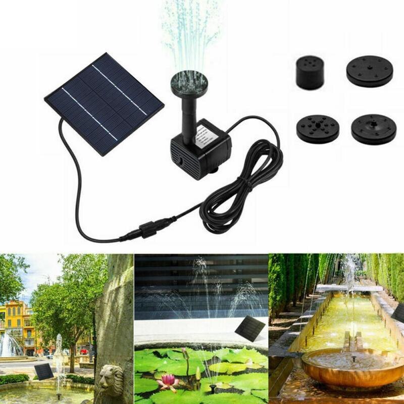 Zonne-energie tuinfontein pomp zonne-energie tuinfonteinen watervallen pomp fontein vogel zonne-energie vogel waterfontein power bat  e4v 9