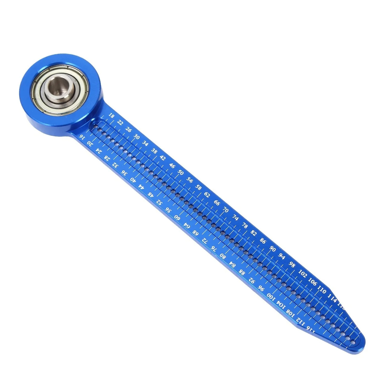 Woodworking Drawing Compass Circular Drawing Tool Hole Ruler High precision Woodworking Scribe Gauges Marking Measurement Tools: Blue