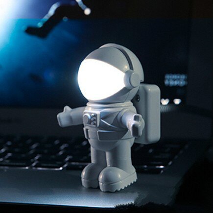 Astronaut Led Nachtlampje Astronaut Stijl Usb Power Kleine Lamp Boek Licht Toetsenbord Lamp Christmas Home Office Ornament