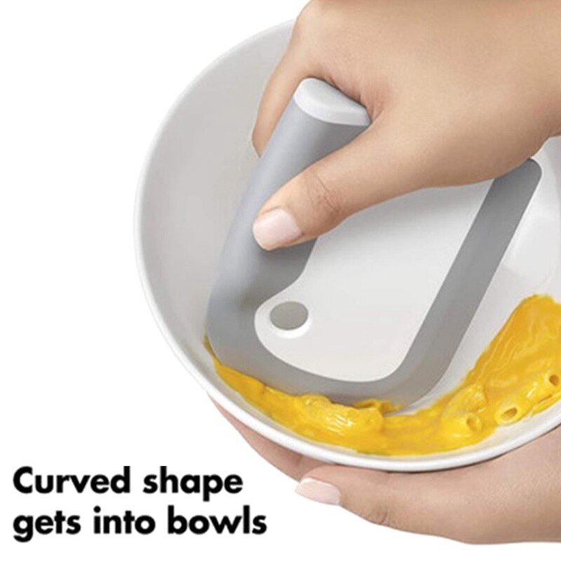 Pratique vaisselle Silicone grattoir vaisselle bol raclette alimentaire huile nettoyage spatule grattoir cuisine vaisselle outil de nettoyage
