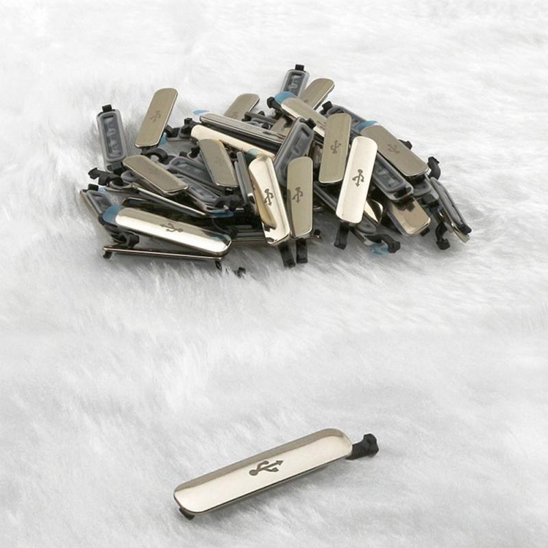 Stofkap voor galaxy  s5 i9600 usb-afdekklep voor  s5 usb-gegevensoplaadpoorten stofkapblok waterdichte afdekkap