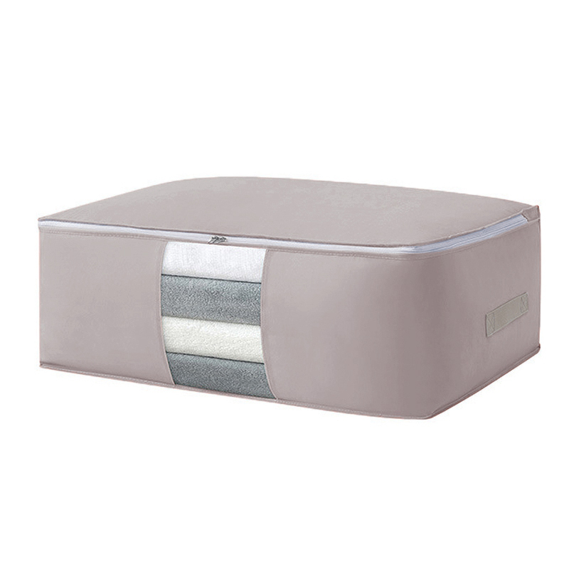 Kleidung Decke Lagerung Tasche dauerhaft Wasserdichte Lagerung fallen Decke Feuchtigkeits Große Kleidung Kleinigkeiten Verpackung Organisation Taschen: grau / M