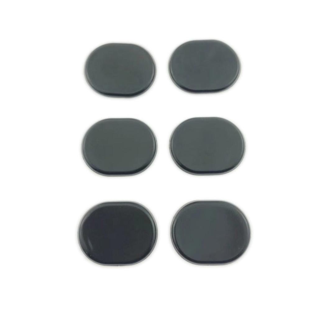 6Pcs/set Gel Drum Mute Pad Drum Damper Silicone Pads for Drums Tone Control Transparent Percussion Instrument Accessorie