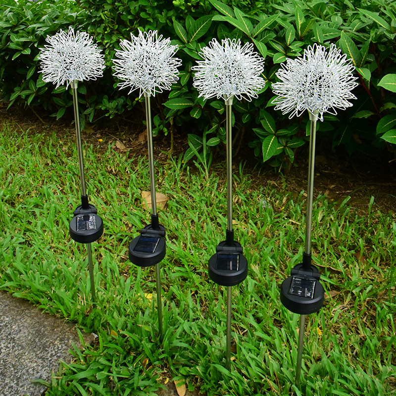 LED-zonnelicht buiten paardenbloemverlichting tuindecoratielamp tuin gazon landschap sprookjeslamp verlichting op zonne-energie