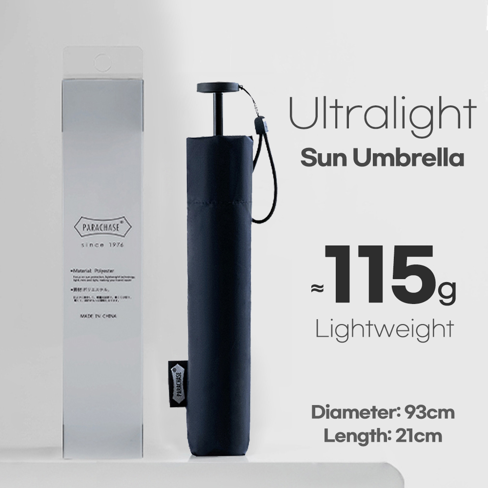 Parachase Folding Umbrella Rain Women Men Ultralight Portable Travel Japanese Umbrella Windproof 6K Mini Clear Umbrella Paraguas: Blue