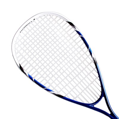 Squashketcher aluminium med kulfibermateriale til squash sportstræning nybegynder med bæretaske: Blå