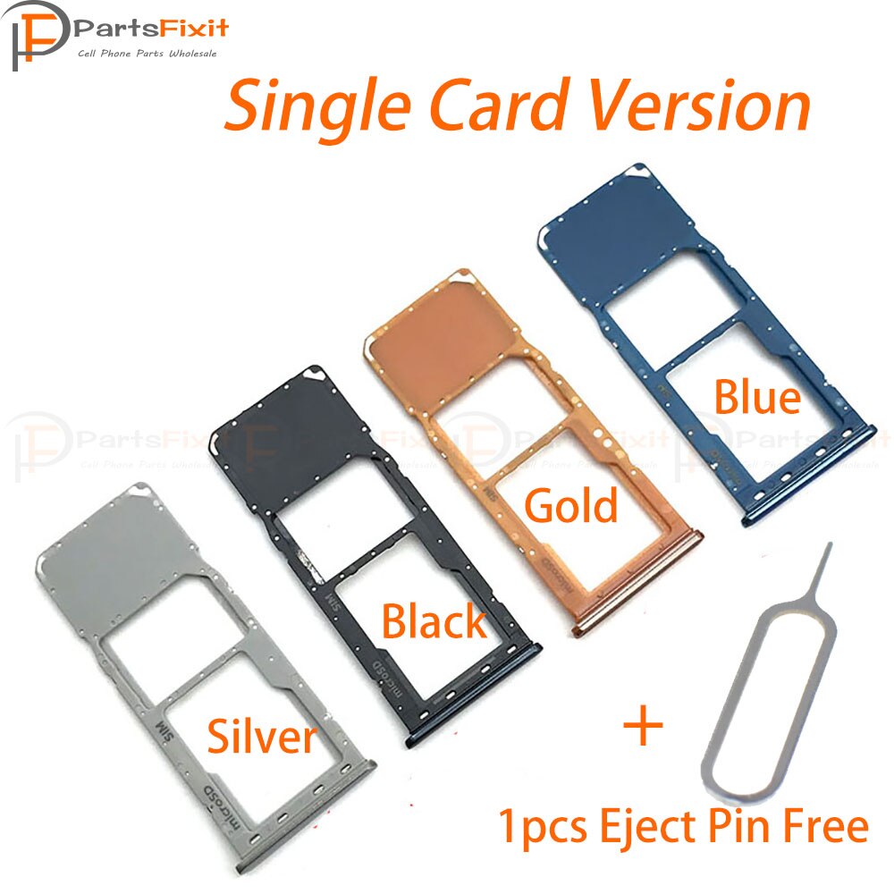 Sim Card Micro Sd Houder Slot Lade Voor Sam A30 A50 Sim Tray Dual Kaart Enkele Kaart Alle Met Eject pin Vervanging Deel