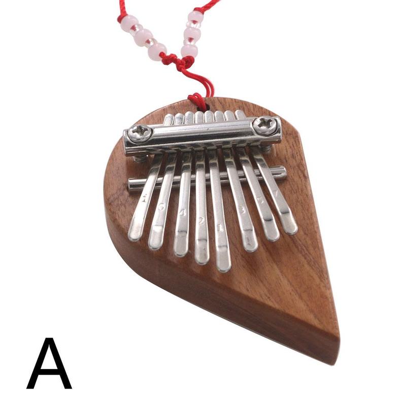 Mini Piano à doigts Kalimba 8 touches, fabrication soignée, de saint valentin: A