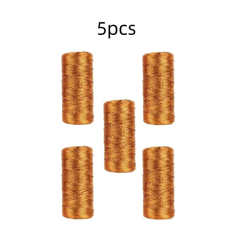 Złoty i srebrny sznurek makramowy, kokardki ze sznurka, rękodzieło DIY robić pakowania prezentów, szycie, skręcona nić, tekstylia domowe