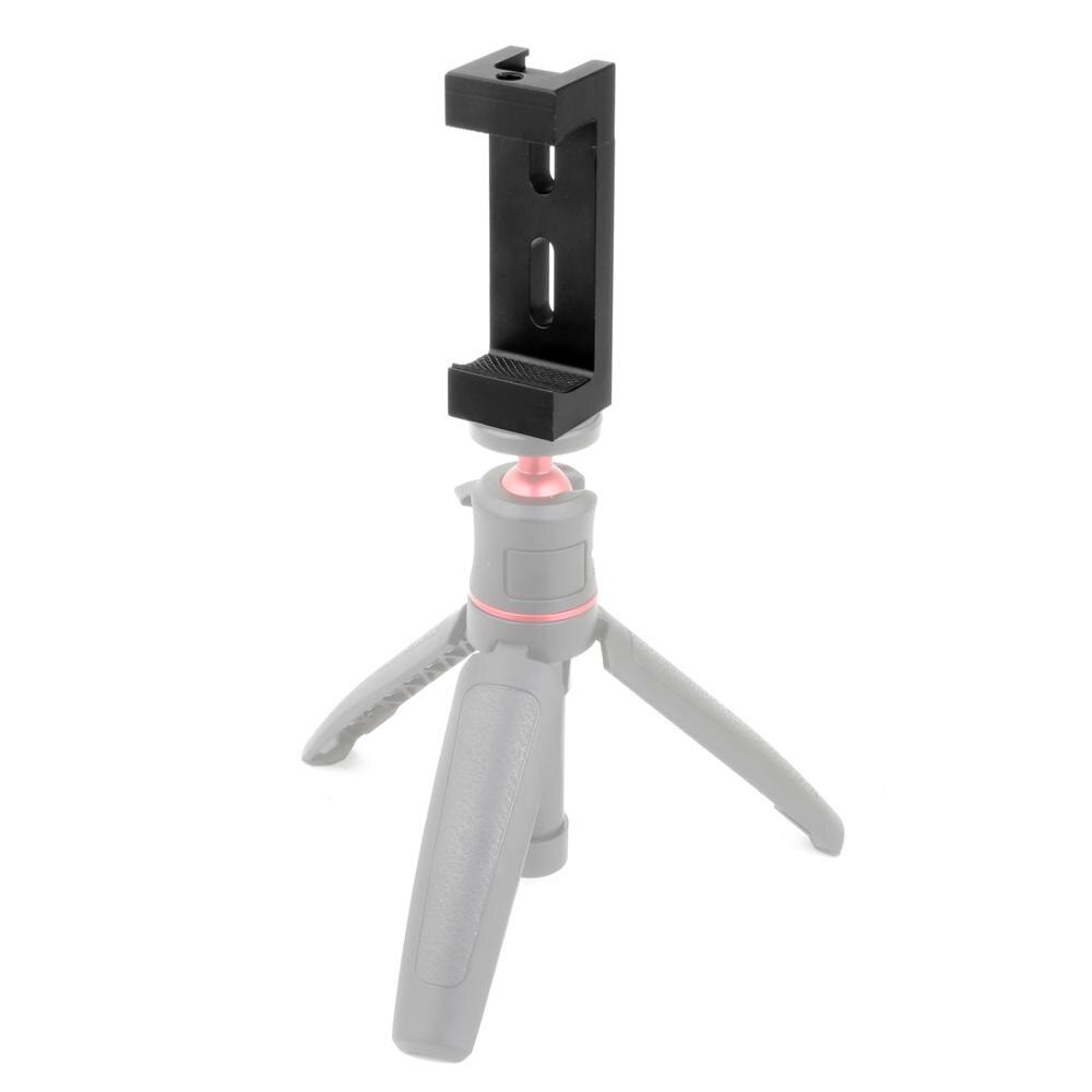 Aluminiowy uchwyt na telefon komórkowy fotograficzny lustrzanka Gmibal statyw Smartphone klip zimny uchwyt robić butów Selfie Stick 1/4 &quot;zacisk otworu