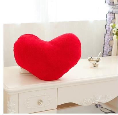 Rød kærlighed pude fersken hjerte sofa pude rød hjerte formet pude pude: Rød