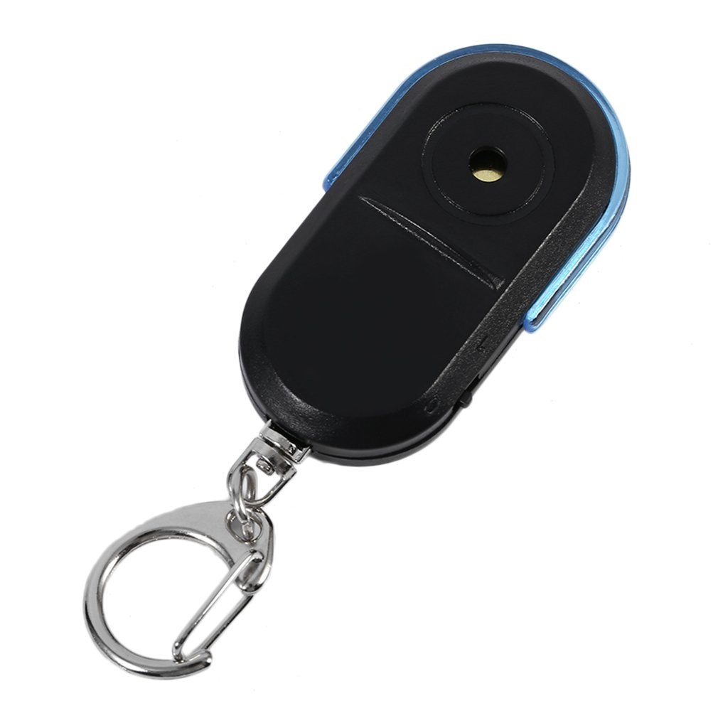 Portable Old People Anti-Lost Alarm Key Finder Wireless Useful Whistle Sound LED Light Locator Finder Keychain