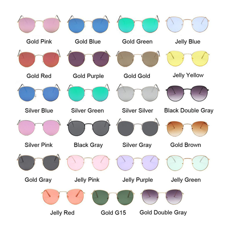 Gafas De Sol redondas clásicas para hombre, gafas De Sol De conducción con montura pequeña Vintage, gafas De Sol De De Retro para hombre, gafas De Sol negras