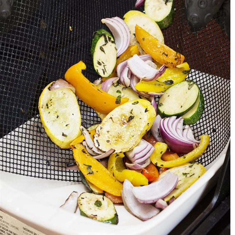 Grilli verkkomatto tarttumaton bbq matto verkko keittoritilän kansi
