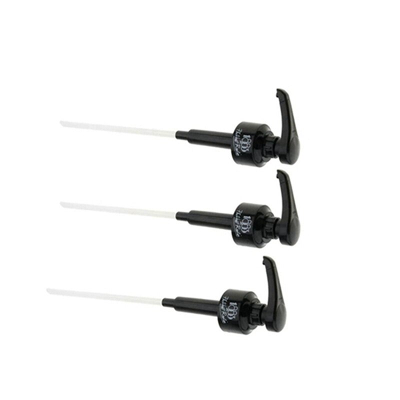 8Pcs Koffie 1 Liter Dispenser Siroop Pomp Black Liquid Dispenser Voor Monin Siroop Sap Fles Dispenser Pomp