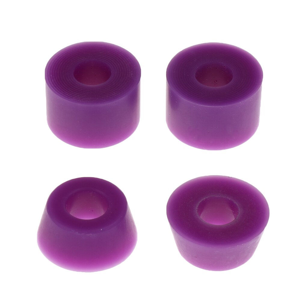 2 einstellen Ersatz Konische Buchsen & Zylindrische Buchsen für Skateboard und Longboard Lastwagen Bausatz 90A 16mm: Violett