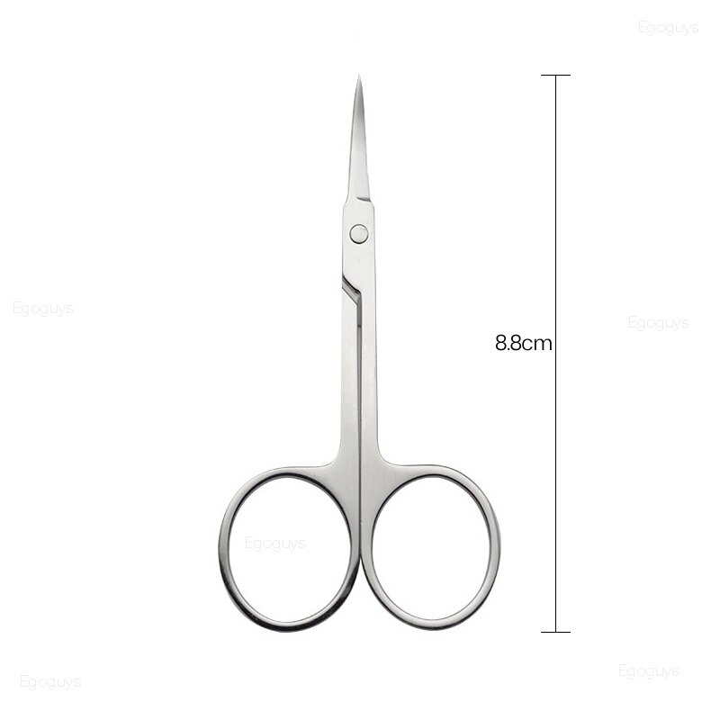Tijeras para cutículas de uñas, herramientas de manicura y pedicura de acero inoxidable, cortaúñas para piel muerta dorada/plateada/arcoíris: 5