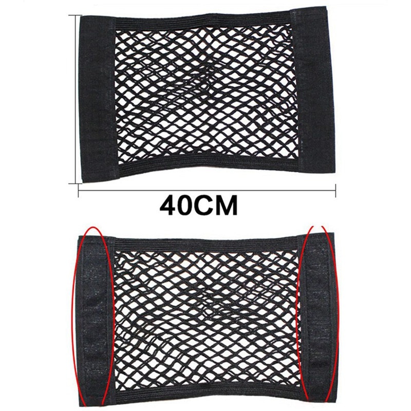 Maille coffre voiture organisateur Net marchandises stockage universel siège arrière arrière rangement rangement Auto accessoires voyage poche sac réseau