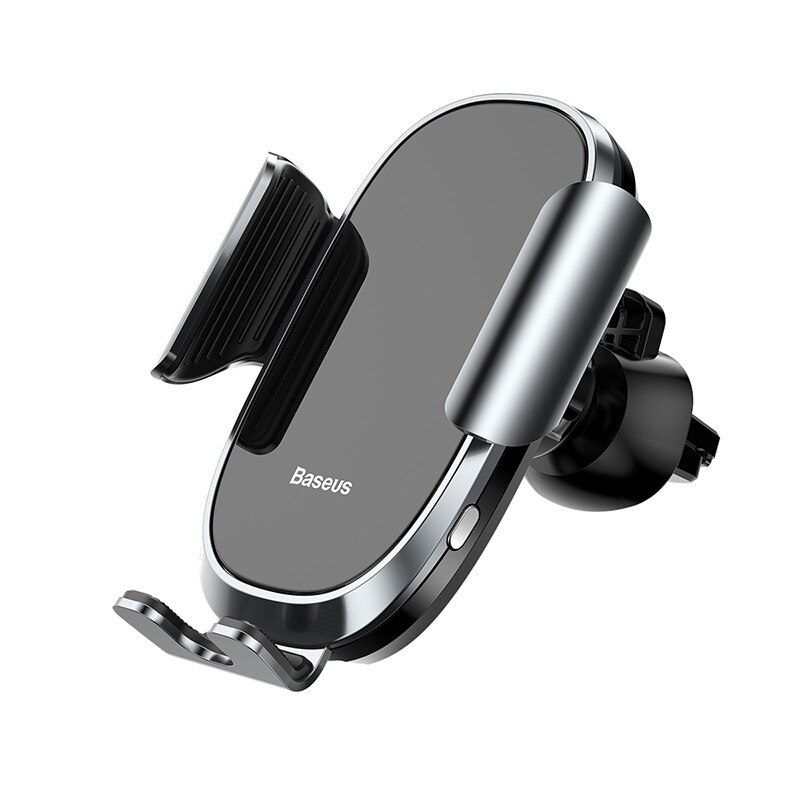 Baseus Auto Telefoon Houder Air Vent Automatische Spannen Intelligente Touch Sensor Auto Mobiele Telefoon Stand Mount Voor Iphone Voor Samsung: Sliver