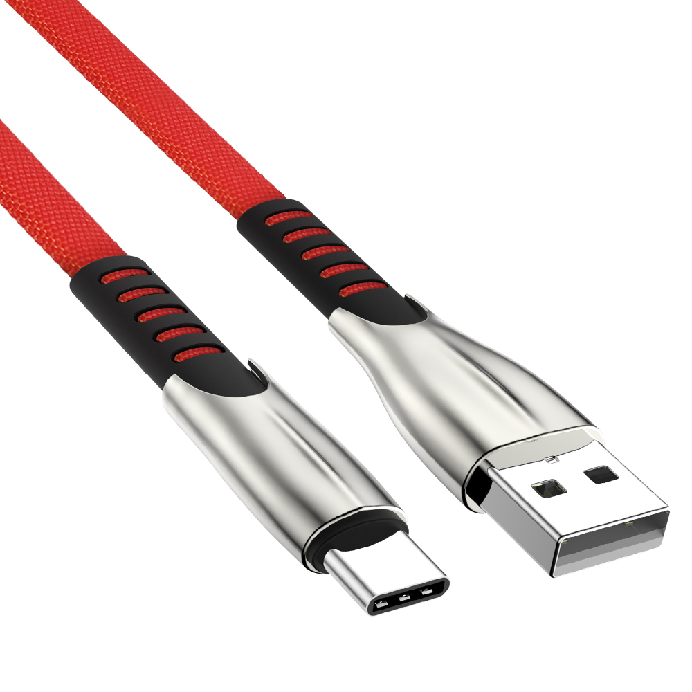 2m 3m USB Type C Data Charger Cable For Samsung A50 A51 Huawei Xiaomi mi Redmi Note 8 USBC Mobile Phone Cord 5A Fast Charge Wire: Red / 3m