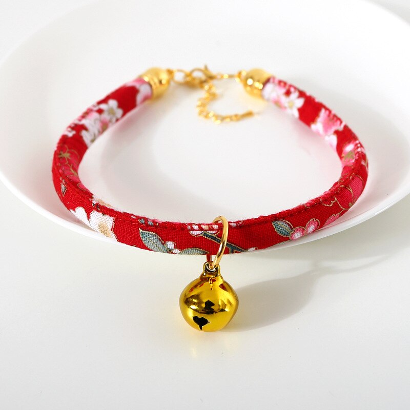 Collier pour chat, Super mignon, Style japonais, Shiba Inu, pour chien, avec clochette, accessoires, pendentif