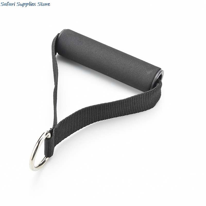 1 Pcs D Ring Pull Touw Handvat Arm Tricep Pulldown Training Touw Handvat V Bar Gym Training Armen Sterkte Fitness zwart